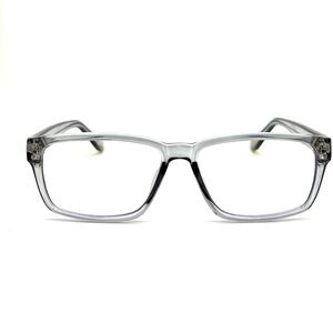 2 pairs blue light blocking Glasses Blake by Wavebalance Crystal Grey RX ready